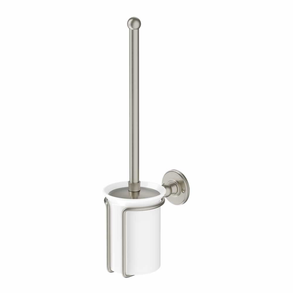 WC Brush Holder Brushed Nickel